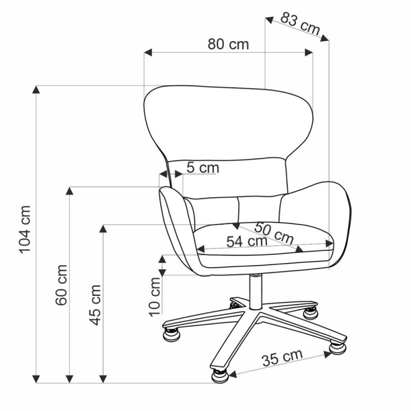 Крісло для відпочинку Franco - комфорт для вашої вітальні