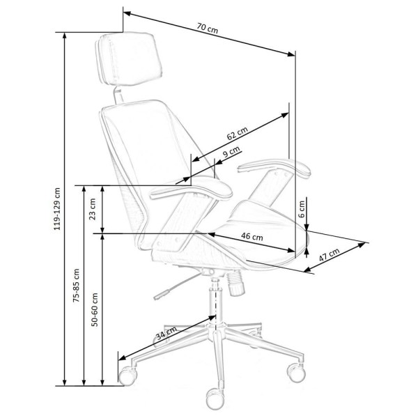 Офісне крісло Ignazio: стиль та комфорт для вашого офісу