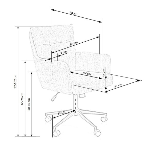 Офісне крісло Flores – зручність і стиль у вашому офісі