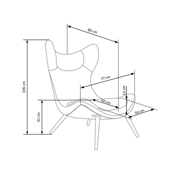 Крісло Atlantis — комфорт та елегантність для вашої вітальні