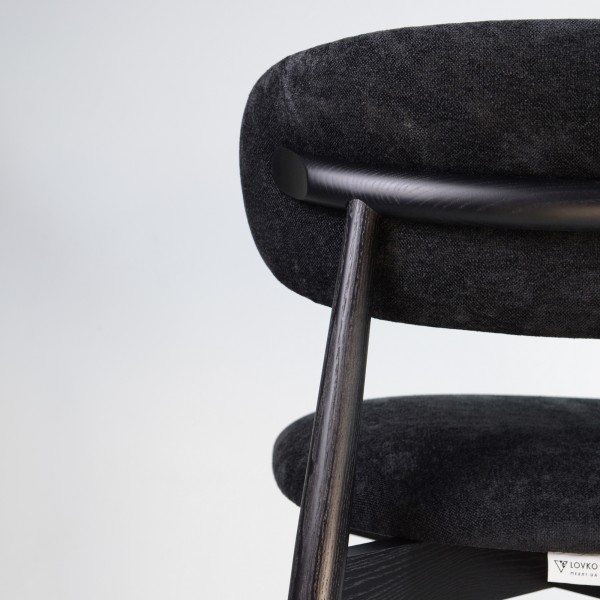 Стілець Panda New чорний для кухні та кафе