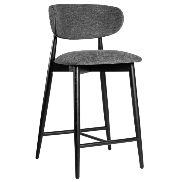 Стілець напівбарний Panda New чорний