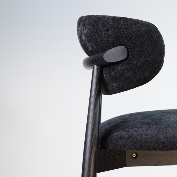 Стілець напівбарний Panda New чорний