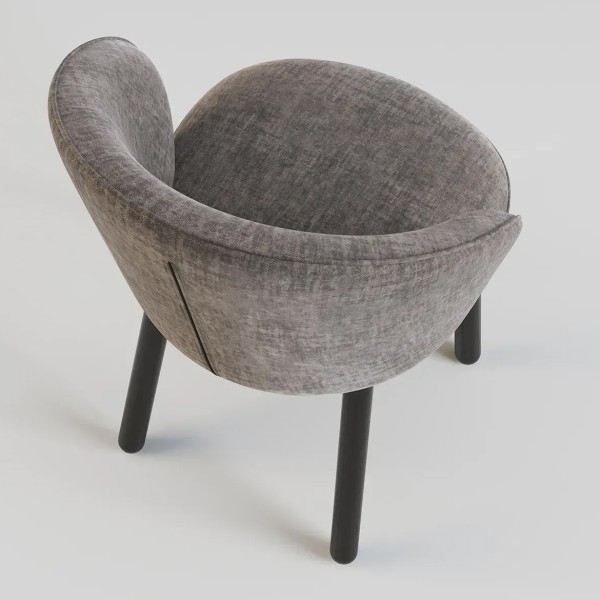 Стілець Stitch чорний – для кухні та кафе