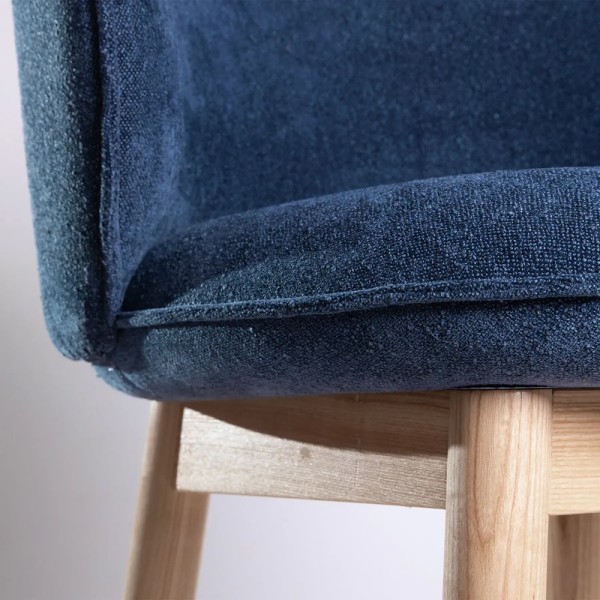 Стілець напівбарний Stitch натуральний ясен