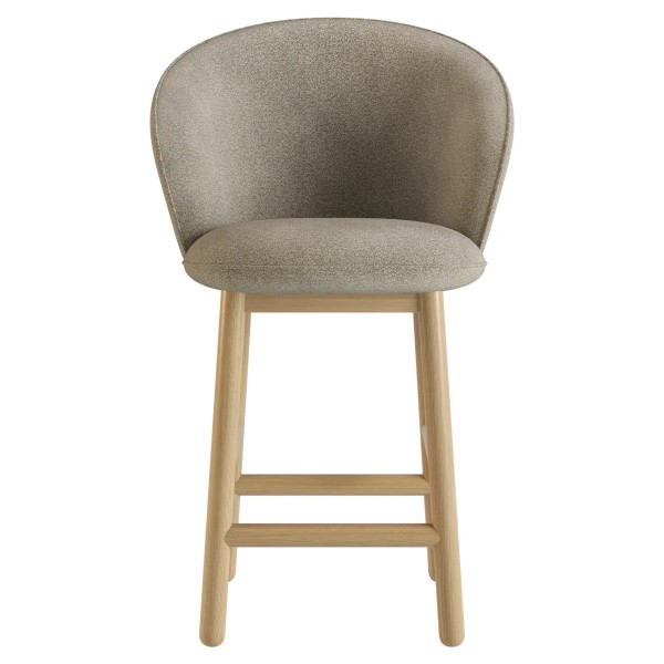 Стілець напівбарний Stitch натуральний ясен