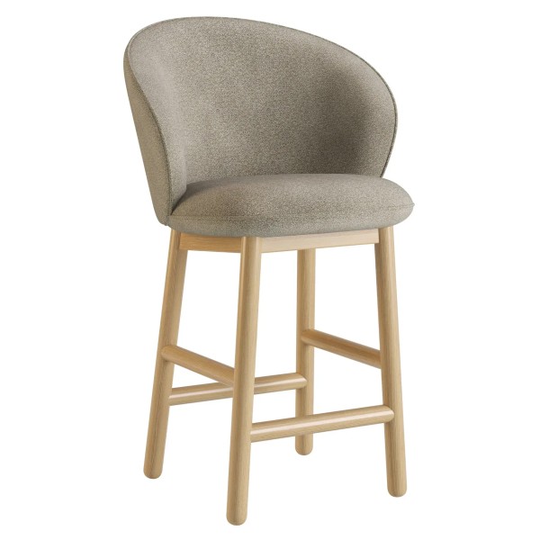 Стілець напівбарний Stitch натуральний ясен