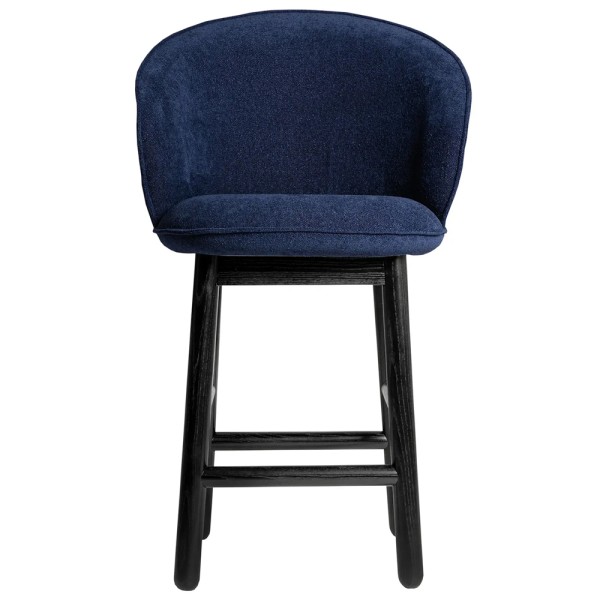 Стілець напівбарний Stitch чорний