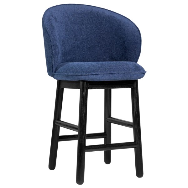 Стілець напівбарний Stitch чорний