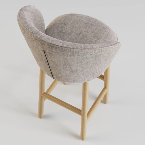 Барний стілець Stitch натуральний ясен