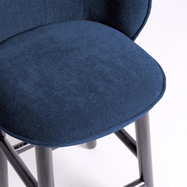 Стілець барний Stitch чорний