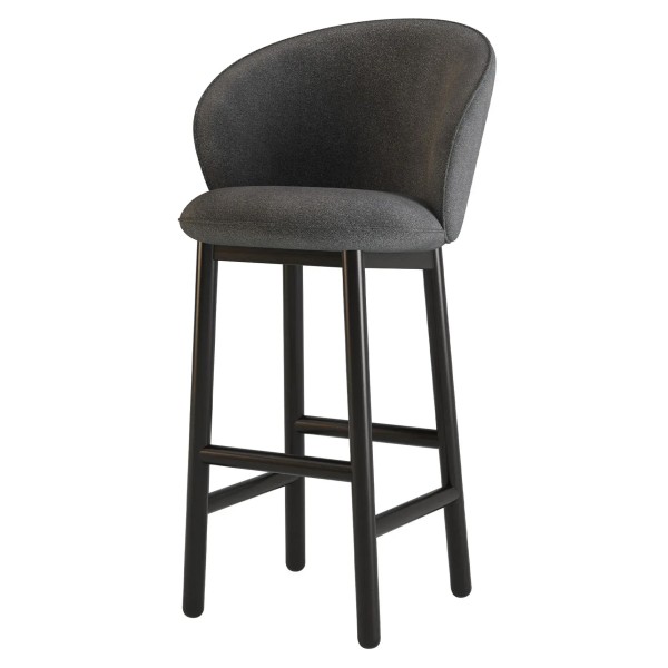 Стілець барний Stitch чорний