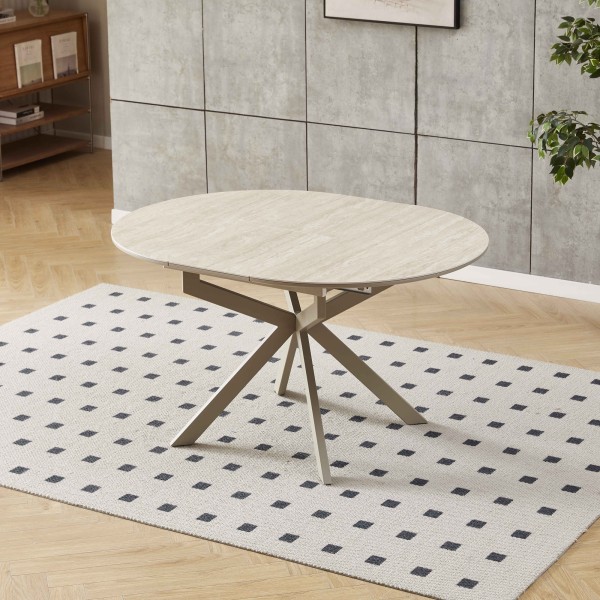 Стіл Atlas 105 – сучасний круглий стіл для кухні або кафе