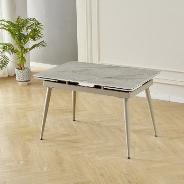 Стіл Connor 120-180 – сучасний розкладний стіл для кухні та кафе