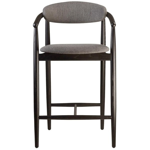 Напівбарний стілець Mamont soft чорний