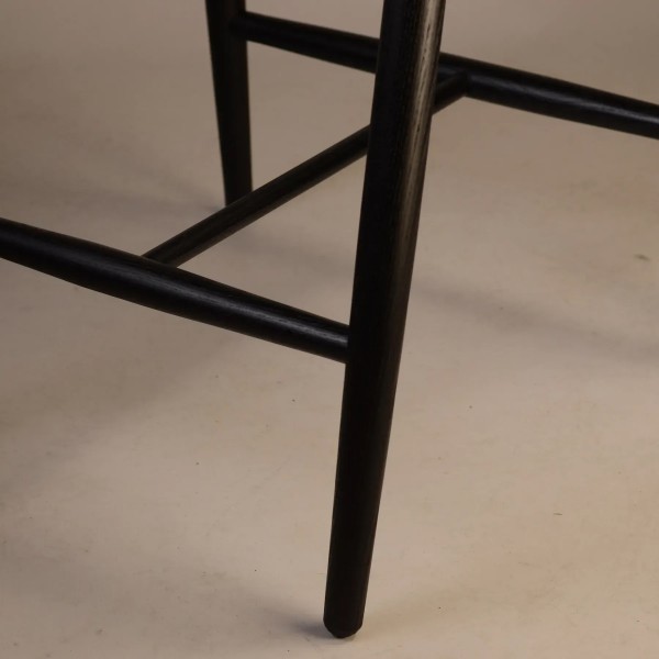 Напівбарний стілець Mamont soft чорний