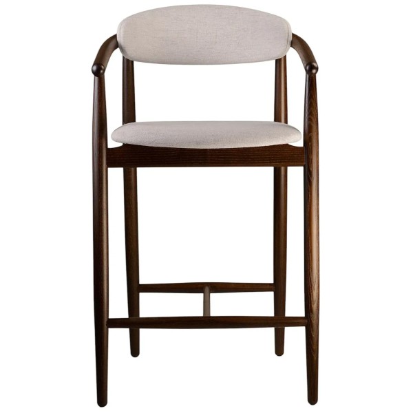 Напівбарний стілець Mamont soft темний горіх