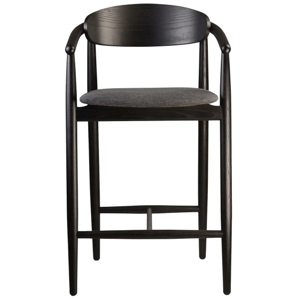 Напівбарний стілець Mamont semi-soft чорний