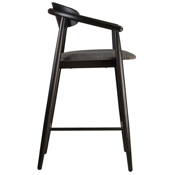 Напівбарний стілець Mamont semi-soft чорний