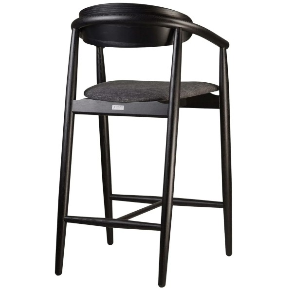 Напівбарний стілець Mamont semi-soft чорний