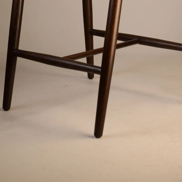 Напівбарний стілець Mamont semi-soft темний горіх