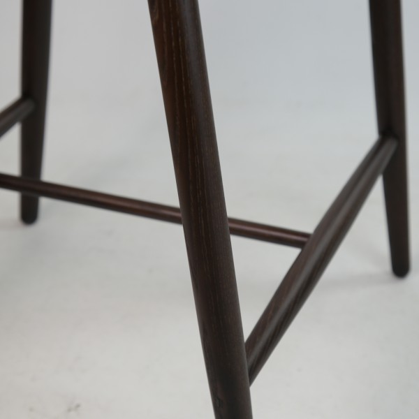 Напівбарний стілець Mamont semi-soft темний горіх