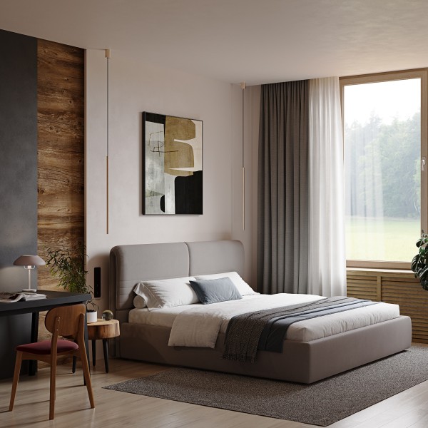 М'яке ліжко Catania II — Комфорт та стиль для вашої спальні