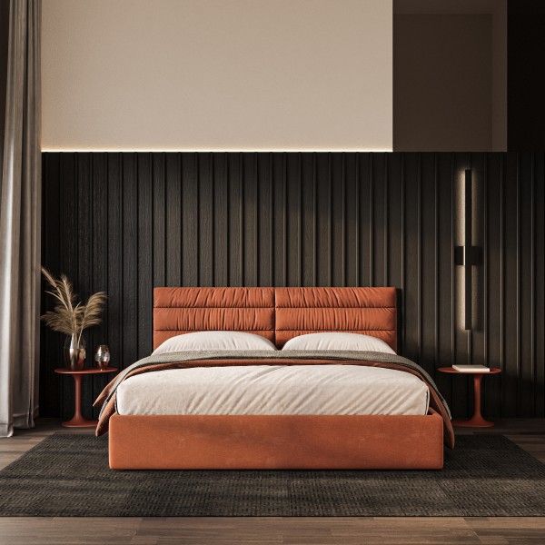 М'яке ліжко Narni II з підйомним механізмом для вашої спальні