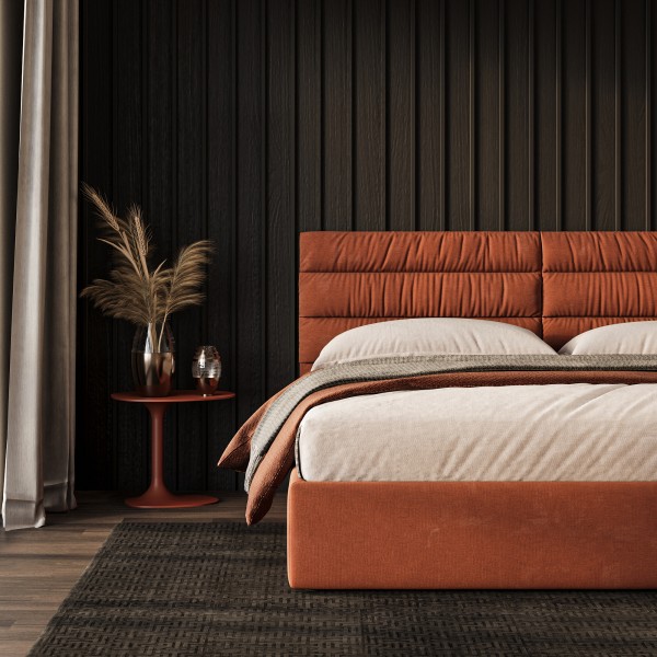 М'яке ліжко Narni II з підйомним механізмом для вашої спальні