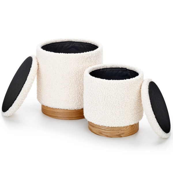 Комплект пуфів Cancun – стильні та комфортні пуфи для вашої спальні