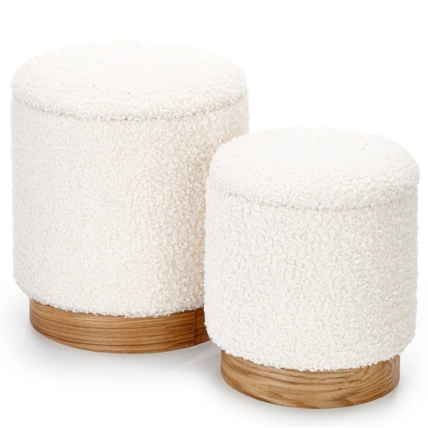 Комплект пуфів Cancun – стильні та комфортні пуфи для вашої спальні