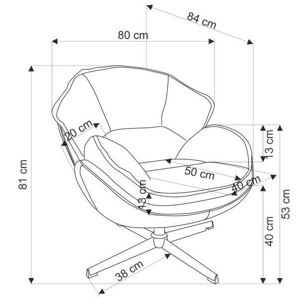 Крісло для відпочинку Guido — зручність та стиль