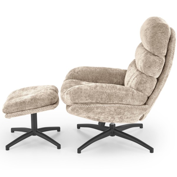 Крісло Dario з підставкою для ніг – зручність та стиль для вашої вітальні