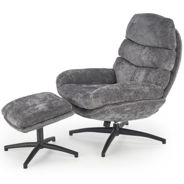 Крісло Dario з підставкою для ніг – зручність та стиль для вашої вітальні