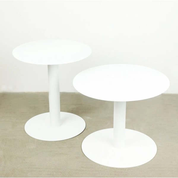 Столик журнальний Disco H - круглий металевий столик для вашої вітальні