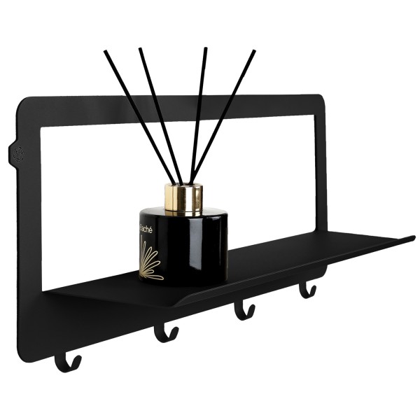 Полиця настінна Side з гачками