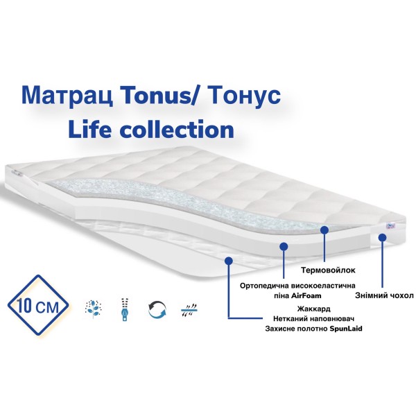 Матрац Tonus Life – Ідеальний вибір для вашого сну