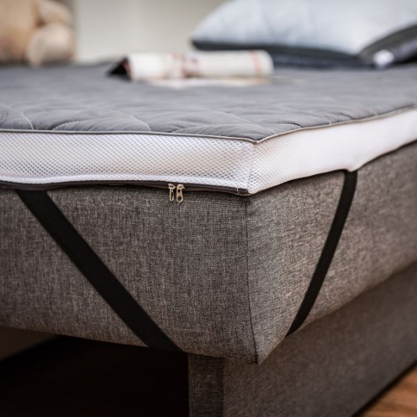 Матрац-топер Rain Gray-White – комфорт та надійність для вашого сну