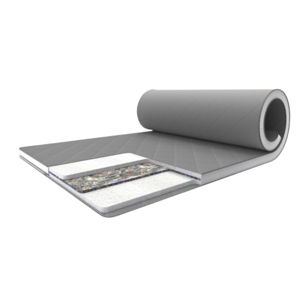 Матрац-топер Sky Gray-White для комфортного сну