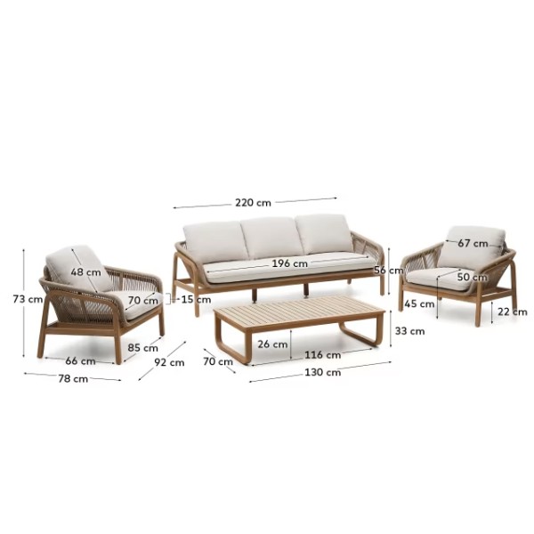 Комплект садових меблів Vellana - Ідеальне рішення для вашого саду