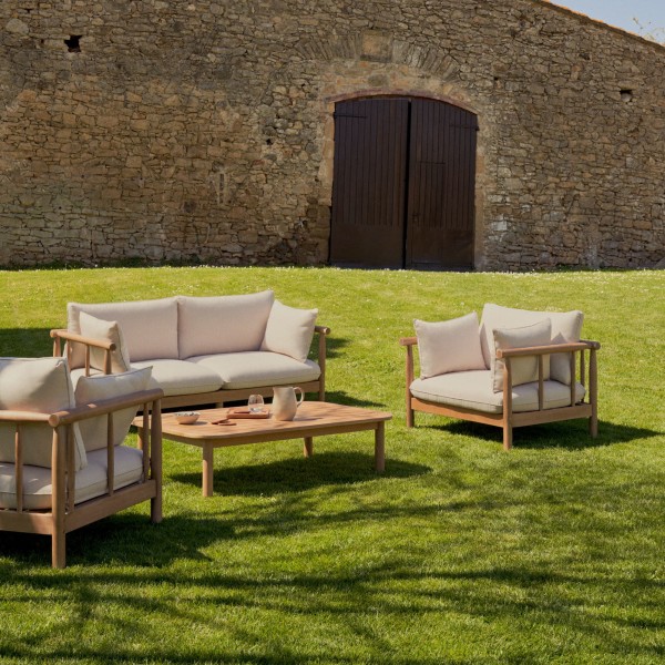 Комплект садових меблів Sacova - Диван + 2 крісла + столик