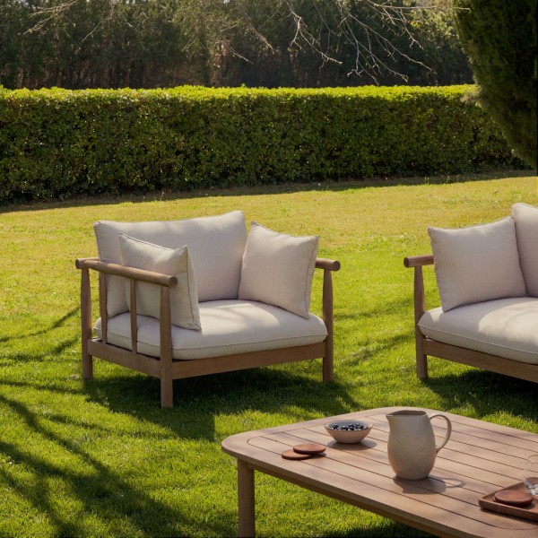 Комплект садових меблів Sacova - Диван + 2 крісла + столик