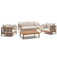 Комплект садовой мебели Sacova диван + 2 кресла + столик