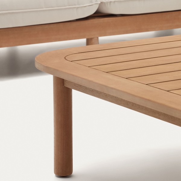 Комплект садових меблів Sacova: кутовий диван та столик