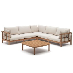 Комплект садових меблів Sacova кутовий диван + столик