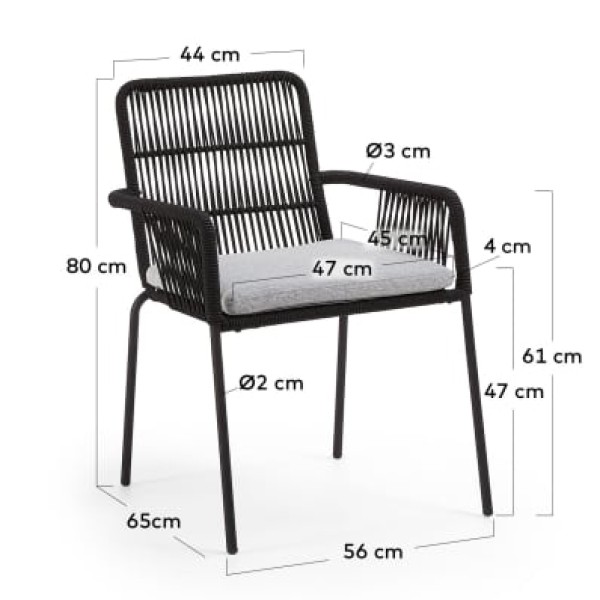 Крісло Samt – стиль та комфорт для вашого саду