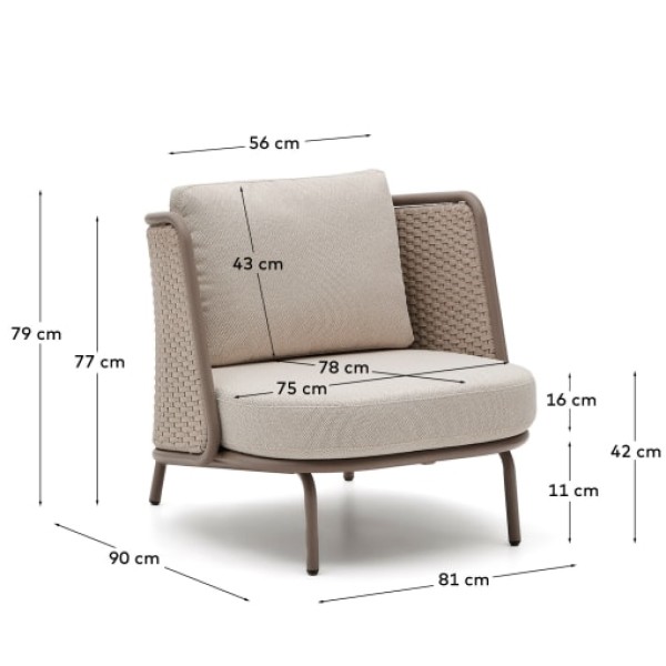 Крісло Sedalis - для саду та кафе