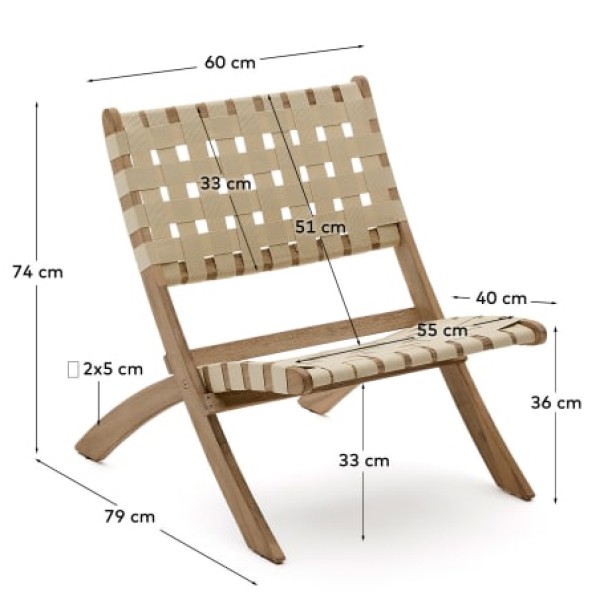 Крісло Chabeli — садове крісло для вулиці