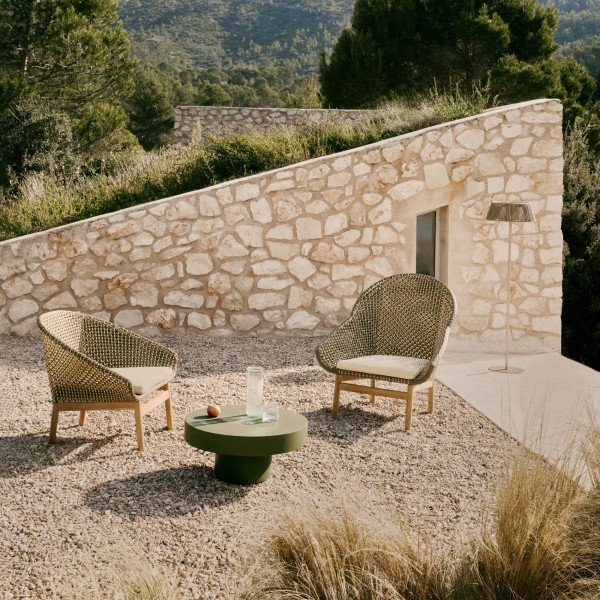 Крісло Olbia з високою спинкою для саду та кафе