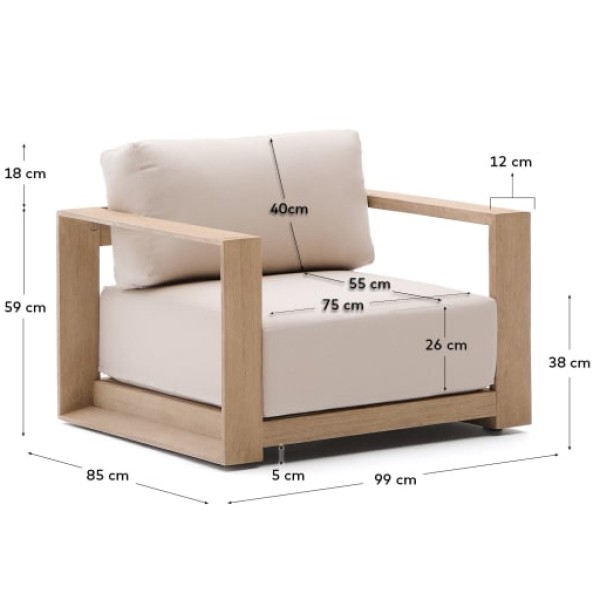 Крісло Ambra - Вишукане садове крісло для вашого простору